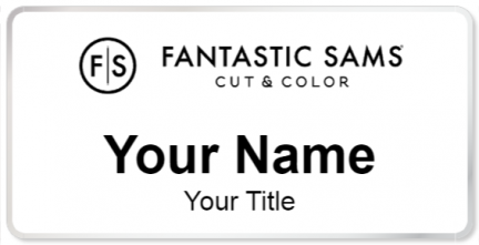 Custom name badges for Fantastic Sams Cut and Color