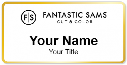 Custom name badges for Fantastic Sams Cut and Color