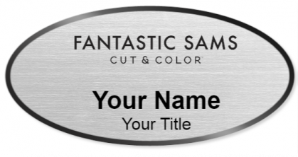 Custom name badges for Fantastic Sams Hair Salon