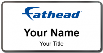 Custom name badges for Fathead