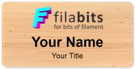Custom name badges for Filabits