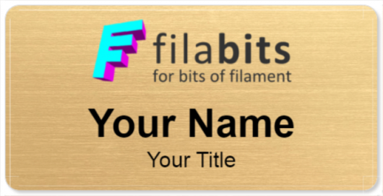 Custom name badges for Filabits