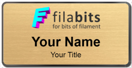 Custom name badges for Filabits
