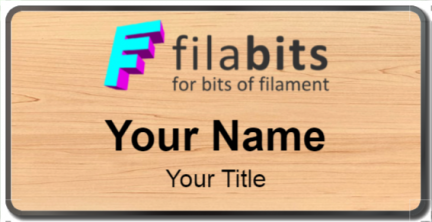 Custom name badges for Filabits