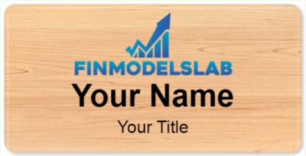 Custom name badges for Finmodelslab