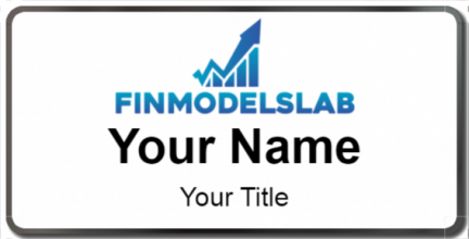 Custom name badges for Finmodelslab