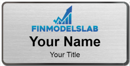 Custom name badges for Finmodelslab