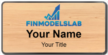 Custom name badges for Finmodelslab