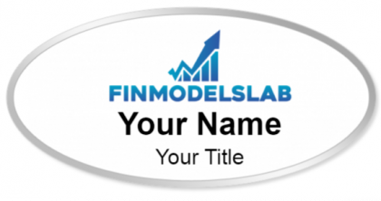 Custom name badges for Finmodelslab