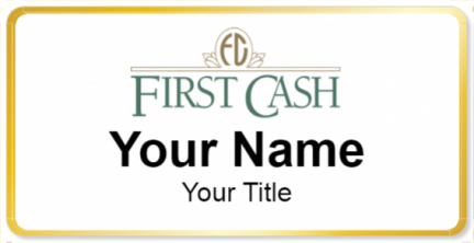 Custom name badges for First Cash