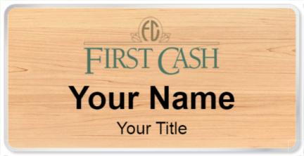 Custom name badges for First Cash