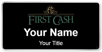 Custom name badges for First Cash