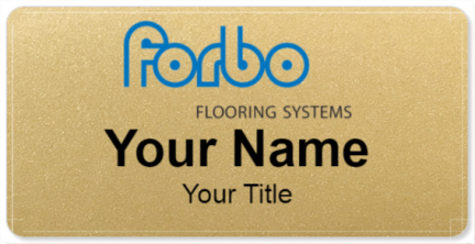 Custom name badges for Forbo Flooring Systems
