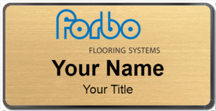 Custom name badges for Forbo Flooring Systems