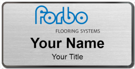 Custom name badges for Forbo Flooring Systems