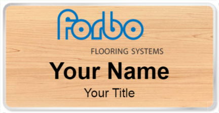 Custom name badges for Forbo Flooring Systems