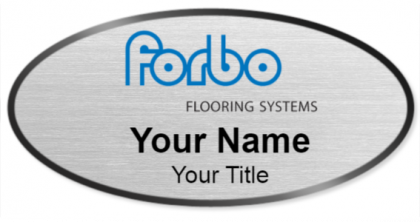 Custom name badges for Forbo Flooring Systems