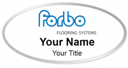 Custom name badges for Forbo Flooring Systems