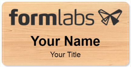 Custom name badges for Formlabs