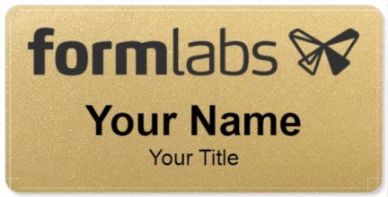 Custom name badges for Formlabs