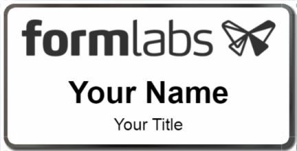 Custom name badges for Formlabs