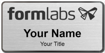 Custom name badges for Formlabs