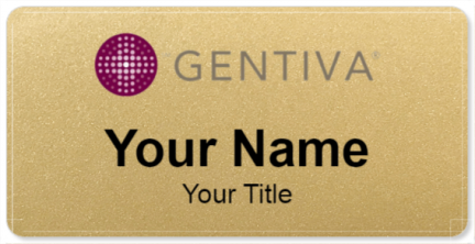 Custom name badges for Gentiva