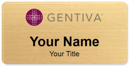 Custom name badges for Gentiva