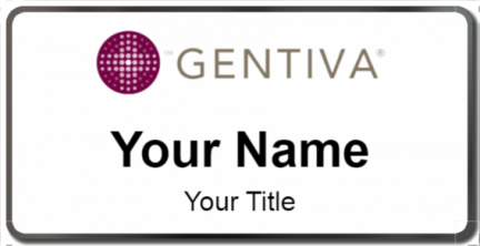 Custom name badges for Gentiva
