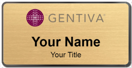 Custom name badges for Gentiva