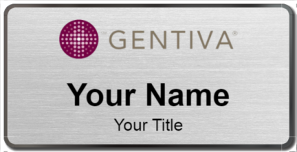 Custom name badges for Gentiva