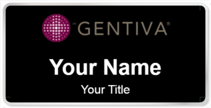 Custom name badges for Gentiva