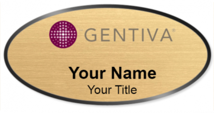 Custom name badges for Gentiva