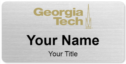 Custom name badges for Georgia Institute of technology