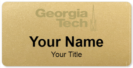 Custom name badges for Georgia Institute of technology