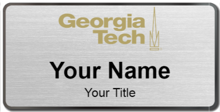 Custom name badges for Georgia Institute of technology