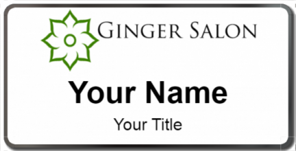 Custom name badges for Ginger Salon