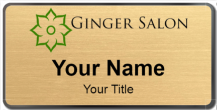 Custom name badges for Ginger Salon