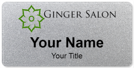 Custom name badges for Ginger Salon