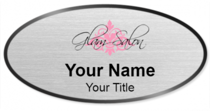 Custom name badges for Glam Salon