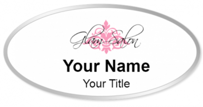 Custom name badges for Glam Salon