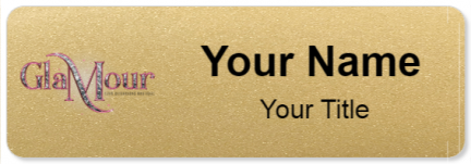 Custom name badges for Glamour Hair Extension Boutique