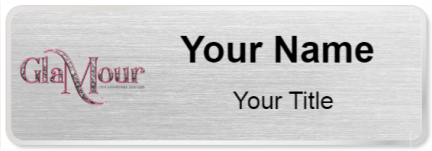 Custom name badges for Glamour Hair Extension Boutique