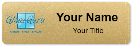 Custom name badges for Glass Guru