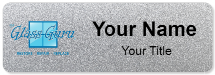 Custom name badges for Glass Guru