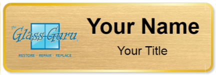 Custom name badges for Glass Guru
