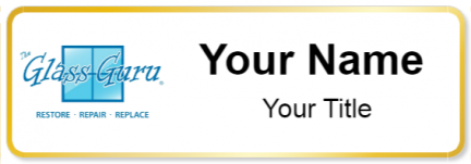 Custom name badges for Glass Guru