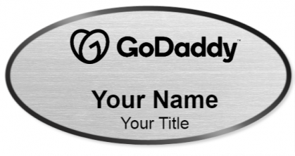 Custom name badges for GoDaddy