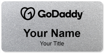 Custom name badges for GoDaddy