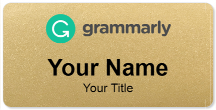 Custom name badges for Grammarly